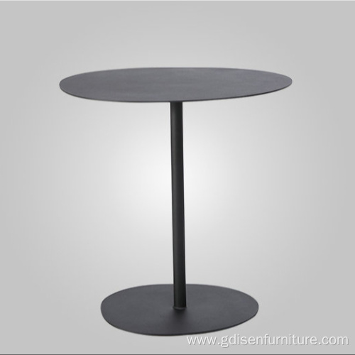 Side table with powder coated steel